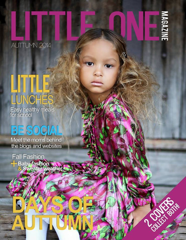 On the cover of Little Ones Magazine