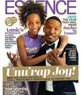 Quvenzhane and Jamie Foxx Essence Magazine | Alivia Simone