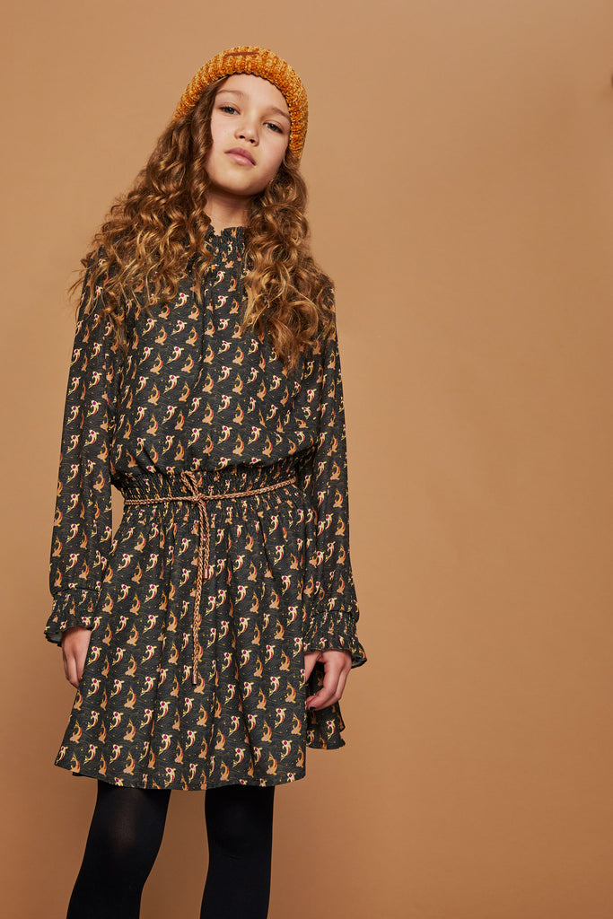 <transcy>Vestido de rayas de manga larga Muni Fancy</transcy>
