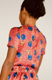 Blouse - Mia Short Sleeved Silk Blouse