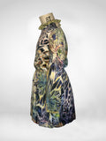 Dress - Aurora Abstract Print Bubble Skirt Dress