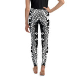 Leggings - Black Abstract Leggings