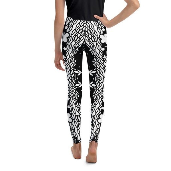 Leggings - Black Abstract Leggings