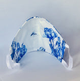 Mask - Blue Blooms Face Mask
