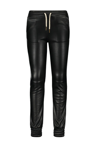 Alivia Ford Solid Black Faux Leather Pants Size 20 (Plus) - 44% off