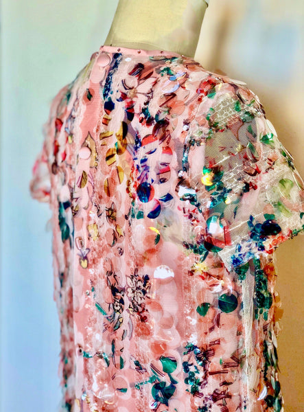 Special Occasion - Kayla Multicolored Sequins Lace Dress