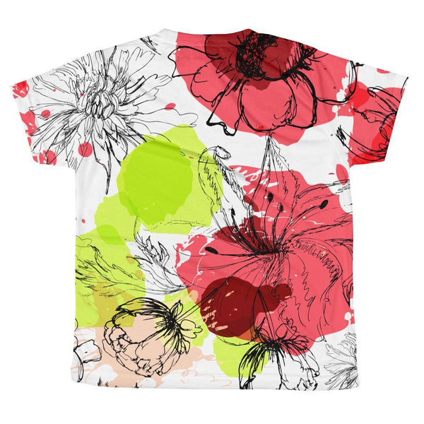 T-shirt - Allover Floral Print T-shirt