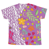 T-shirt - Lilac Abstract T-shirt