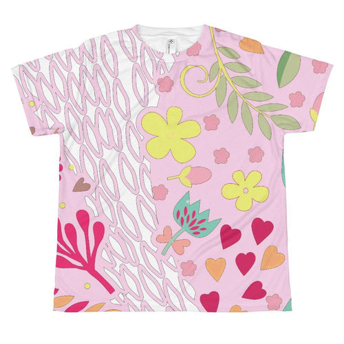 T-shirt - Pink Abstract T-shirt