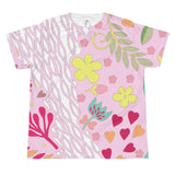 T-shirt - Pink Abstract T-shirt