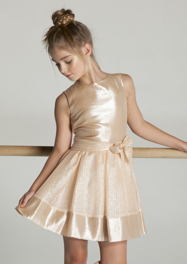 Dresses in Silk Metallic & Pastel Tones