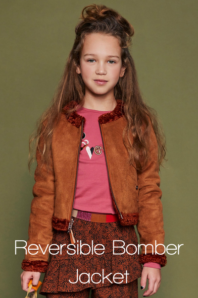 Girls Reversible Bomber Jacket