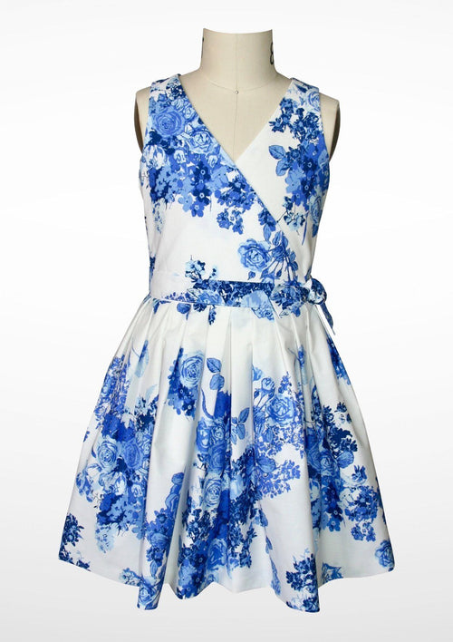 Dress - Aria Blue Blooms Dress