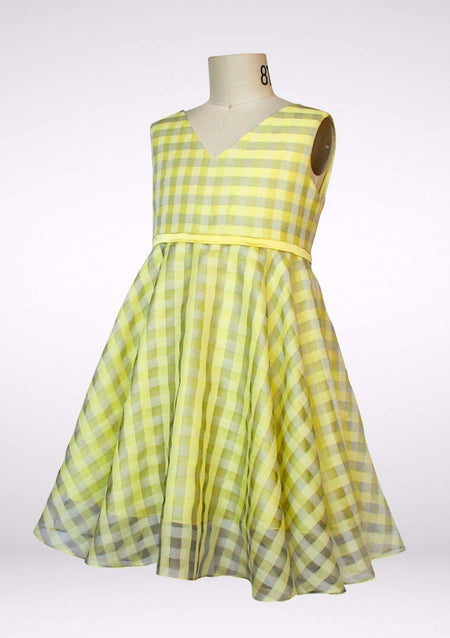 Aurora Abstract Print Bubble Skirt Dress
