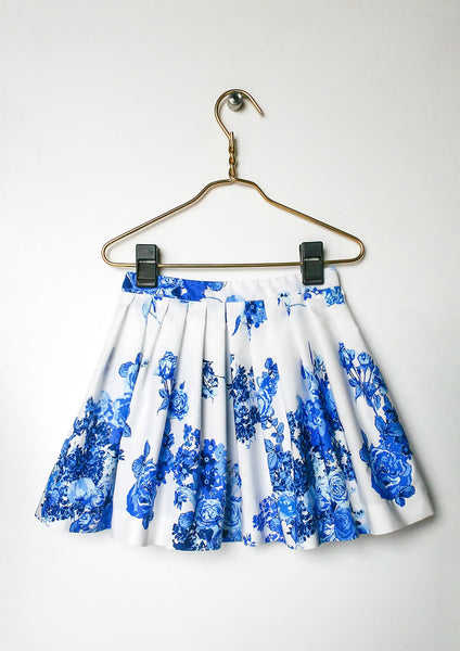Separates - Aria Blue Blooms Skirt