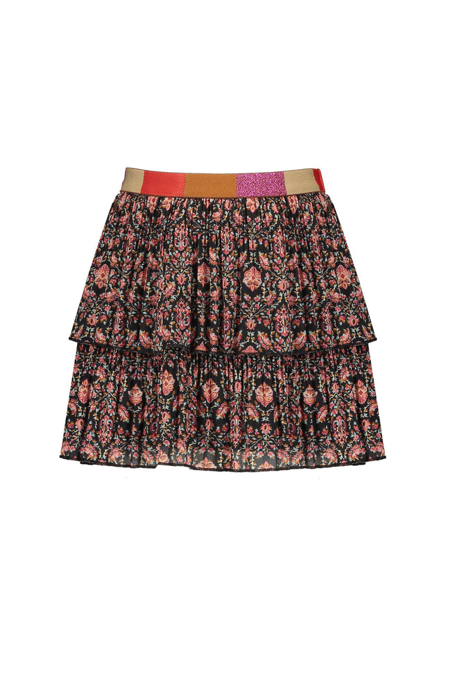 Skirt - Nikki Double Layered Recyled PL Plissé Skirt