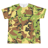 T-shirt - Allover Green Camouflage T-shirt